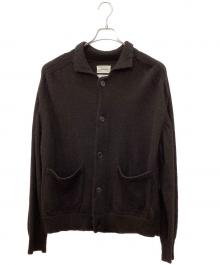 MARKAWARE（マーカウェア）の古着「POLO COLLAR CARDIGAN ALPACA」｜ブラウン