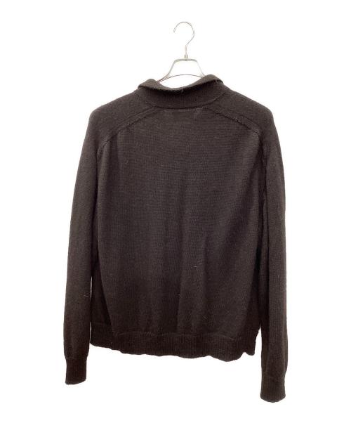 MARKAWARE（マーカウェア）MARKAWARE (マーカウェア) POLO COLLAR CARDIGAN ALPACA ブラウン サイズ:3の古着・服飾アイテム