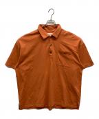 POLYPLOIDポリプロイド）の古着「POLO SHIRT C」｜オレンジ