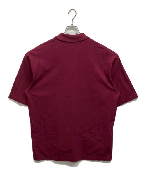 AURALEE（オーラリー）AURALEE (オーラリー) SUPER FINE COTTON SALT SHRINK PIQUE BIG POLO ワインレッド サイズ:5の古着・服飾アイテム