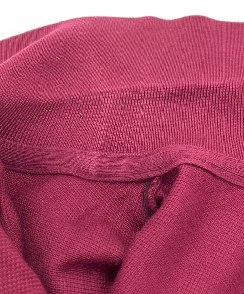 AURALEE（オーラリー）AURALEE (オーラリー) SUPER FINE COTTON SALT SHRINK PIQUE BIG POLO ワインレッド サイズ:5の古着・服飾アイテム