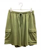 MARKAマーカ）の古着「CARGO SHORTS RECYCLE SUVIN ORGANIC COTTON」｜オリーブ