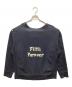 BOWWOW (バウワウ) ZIP DAMAGED CREW SWEAT ブラック サイズ:M：16000円