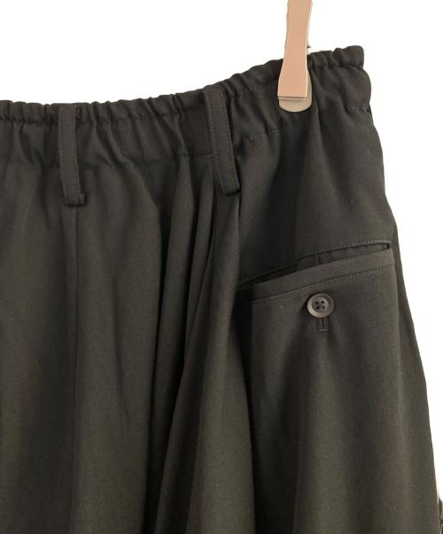 Yohji Yamamoto pour homme（ヨウジヤマモト プールオム）Yohji Yamamoto pour homme (ヨウジヤマモト プールオム) カラスパンツ シワギャバ ブラック サイズ:2の古着・服飾アイテム