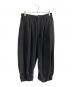 Yohji Yamamoto pour homme（ヨウジヤマモト プールオム）の古着「カラスパンツ シワギャバ」｜ブラック