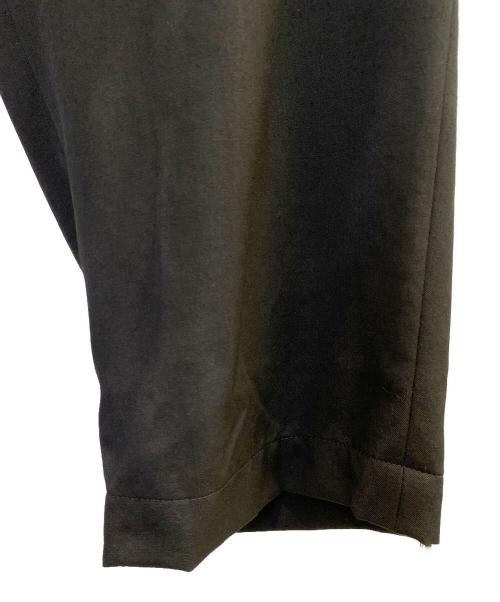 Yohji Yamamoto pour homme（ヨウジヤマモト プールオム）Yohji Yamamoto pour homme (ヨウジヤマモト プールオム) 後ろプリーツ細パンツ ブラック サイズ:2の古着・服飾アイテム