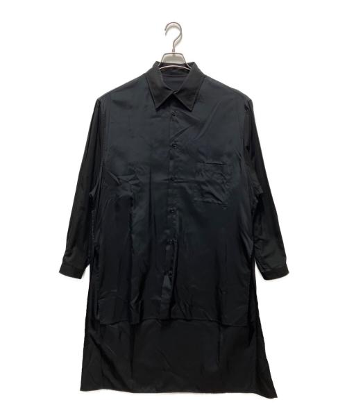 Yohji Yamamoto pour homme（ヨウジヤマモト プールオム）Yohji Yamamoto pour homme (ヨウジヤマモト プールオム) スタッフシャツＡ (CU / クロス) ブラック サイズ:3の古着・服飾アイテム
