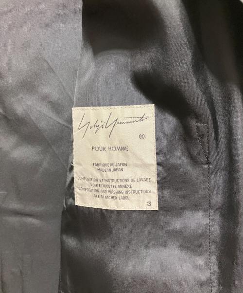 Yohji Yamamoto pour homme（ヨウジヤマモト プールオム）Yohji Yamamoto pour homme (ヨウジヤマモト プールオム) スタッフシャツＡ (CU / クロス) ブラック サイズ:3の古着・服飾アイテム