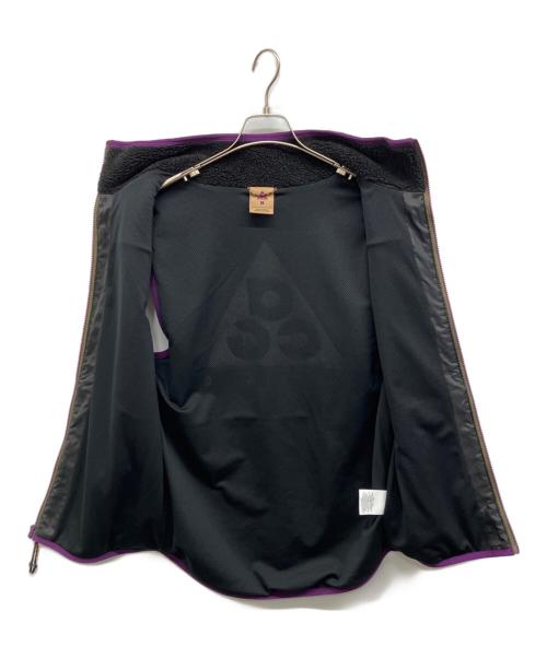 NIKE ACG（ナイキエーシージー）NIKE ACG (ナイキエーシージー) フリースベスト ブラック×パープル サイズ:Sの古着・服飾アイテム