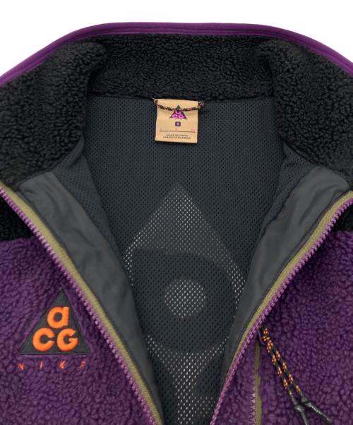 NIKE ACG（ナイキエーシージー）NIKE ACG (ナイキエーシージー) フリースベスト ブラック×パープル サイズ:Sの古着・服飾アイテム