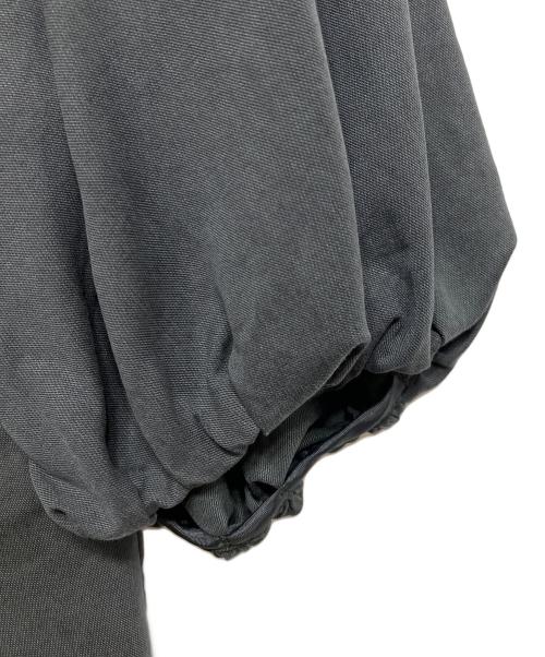BALLSEY（ボールジィ）BALLSEY (ボールジィ) セルロースツイル パフスリーブオールインワン ブラック サイズ:34の古着・服飾アイテム