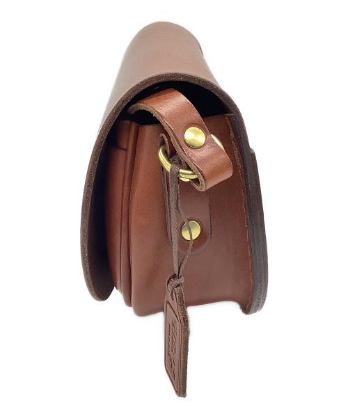 Herz（ヘルツ）Herz (ヘルツ) ギボシミニショルダーバッグ ブラウンの古着・服飾アイテム