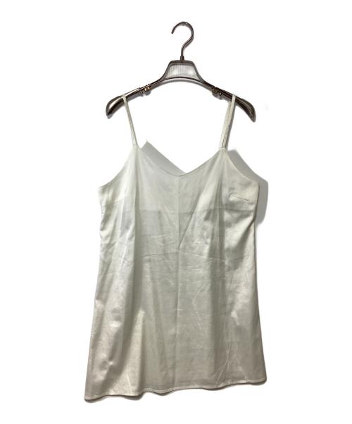 Snidel（スナイデル）Snidel (スナイデル) コットンライクラッフルカラーチュニック ホワイト サイズ:Fの古着・服飾アイテム