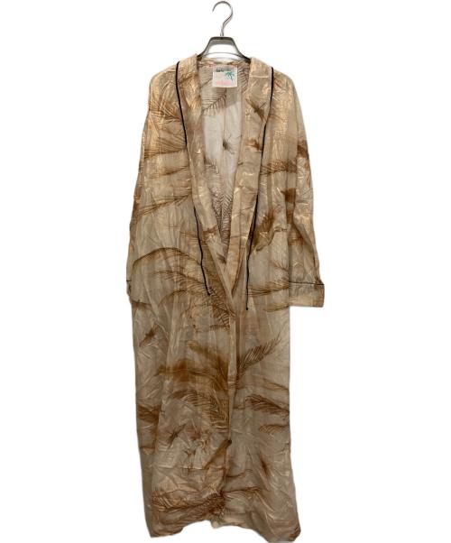 forte forte（フォルテ・フォルテ）forte forte (フォルテ・フォルテ) EDEN シルクコットン ガウンカーディガン ベージュ サイズ:1の古着・服飾アイテム