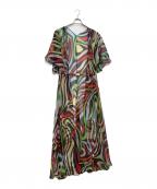 Emilio Pucciエミリオ プッチ）の古着「Marmo long georgette beach dress」｜マルチカラー