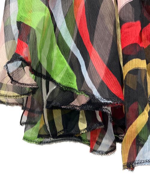 Emilio Pucci（エミリオ プッチ）Emilio Pucci (エミリオ プッチ) Marmo long georgette beach dress マルチカラー サイズ:Sの古着・服飾アイテム