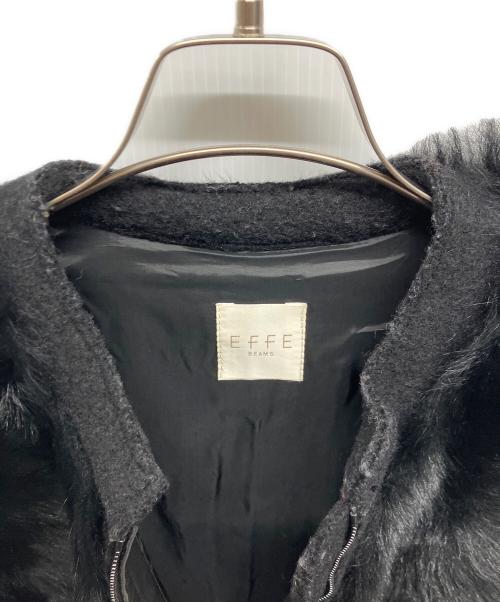 EFFE BEAMS（エッフェ ビームス）EFFE BEAMS (エッフェ ビームス) コンビノーカラーコート ブラック サイズ:36の古着・服飾アイテム