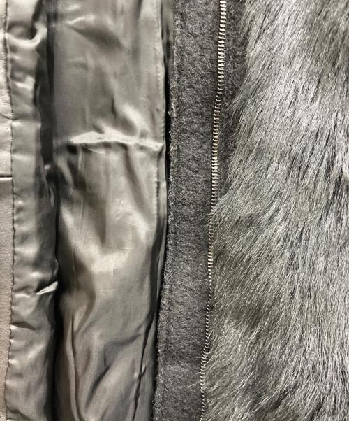 EFFE BEAMS（エッフェ ビームス）EFFE BEAMS (エッフェ ビームス) コンビノーカラーコート ブラック サイズ:36の古着・服飾アイテム