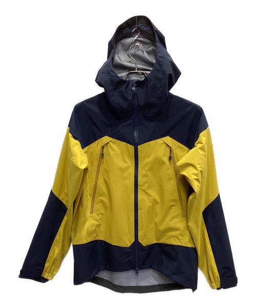 MILLET（ミレー）MILLET (ミレー) トリロジー ティフォン タフ II ストレッチ ジャケット ネイビー×イエロー サイズ:Lの古着・服飾アイテム