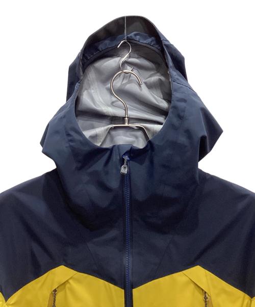 MILLET（ミレー）MILLET (ミレー) トリロジー ティフォン タフ II ストレッチ ジャケット ネイビー×イエロー サイズ:Lの古着・服飾アイテム