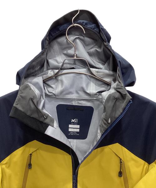 MILLET（ミレー）MILLET (ミレー) トリロジー ティフォン タフ II ストレッチ ジャケット ネイビー×イエロー サイズ:Lの古着・服飾アイテム
