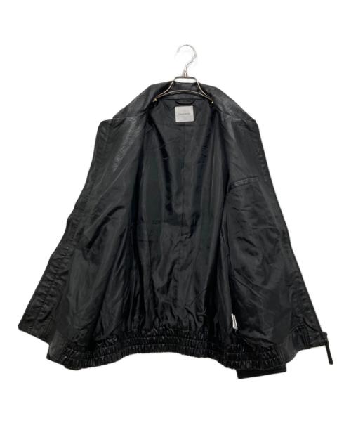 FREAK'S STORE（フリークスストア）FREAK'S STORE (フリークストア) フェイクレザージャケット ブラック サイズ:Lの古着・服飾アイテム