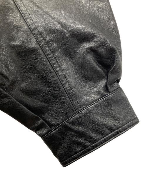 FREAK'S STORE（フリークスストア）FREAK'S STORE (フリークストア) フェイクレザージャケット ブラック サイズ:Lの古着・服飾アイテム