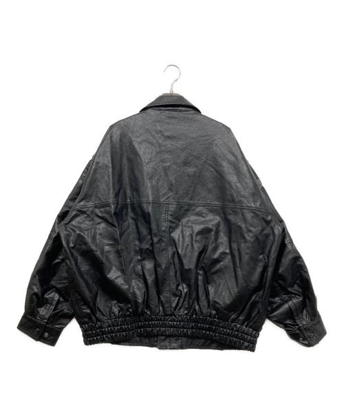 FREAK'S STORE（フリークスストア）FREAK'S STORE (フリークストア) フェイクレザージャケット ブラック サイズ:Lの古着・服飾アイテム