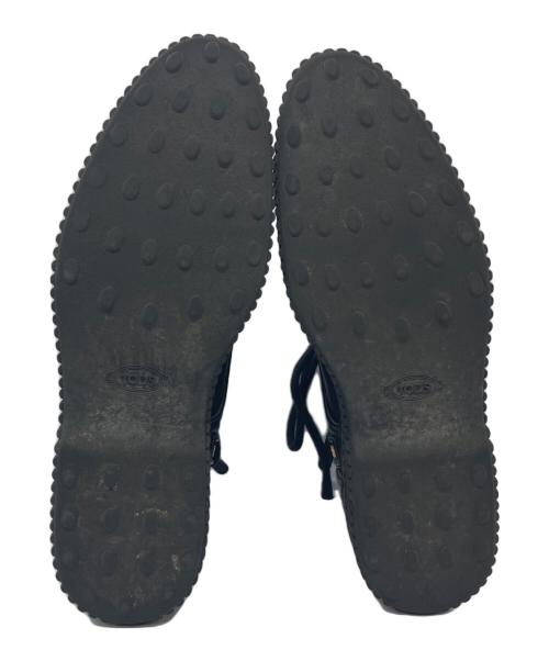 TOD'S（トッズ）TOD'S (トッズ) キルティングブーツ ブラック サイズ:39の古着・服飾アイテム