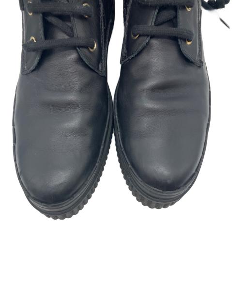 TOD'S（トッズ）TOD'S (トッズ) キルティングブーツ ブラック サイズ:39の古着・服飾アイテム