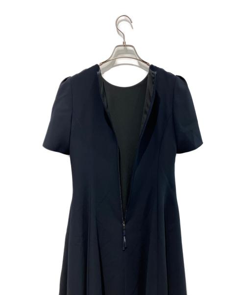 FOXEY NEWYORK（フォクシーニューヨーク）FOXEY NEWYORK (フォクシーニューヨーク) ミケーラドレス　43460 ネイビー サイズ:38の古着・服飾アイテム