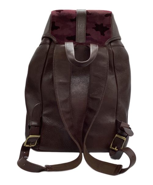 GANZO（ガンゾ）GANZO (ガンゾ) CHISO (チソウ) バックパック ブラウン×パープルの古着・服飾アイテム