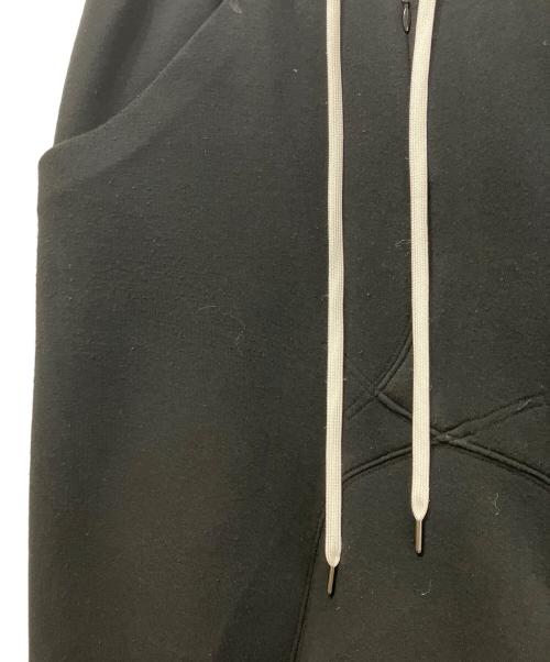 FUMITO GANRYU（フミトガンリュウ）FUMITO GANRYU (フミトガンリュウ) ロングリブスウェットサルエルパンツ ブラック サイズ:Mの古着・服飾アイテム