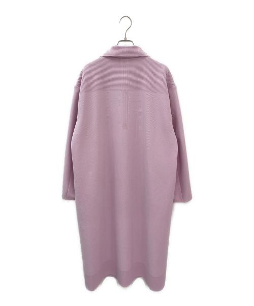 CFCL（シーエフシーエル）CFCL (シーエフシーエル) MESH STAND FALL COLLAR LONG COAT ピンク サイズ:3の古着・服飾アイテム