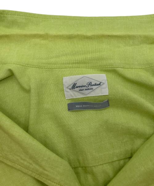 Marvine Pontiak Shirt Makers（マーヴィンポンティアックシャツメイカーズ）Marvine Pontiak Shirt Makers (マーヴィンポンティアックシャツメイカーズ) Laid Back SH グリーン サイズ:one sizeの古着・服飾アイテム