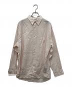MARKAWAREマーカウェア）の古着「ORGANIC PERU PIMA COTTON LOAN COMFORT FIT SHIRT」｜ピンク