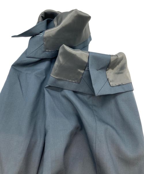 Edwina Horl（エドウィナ ホール）Edwina Horl (エドウィナ ホール) jacke  die poesie des stoffwechsels オーバーサイズジャケット ブルー サイズ:Mの古着・服飾アイテム