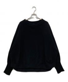 Spick and Span（スピック＆スパン）の古着「ドルマンロングリブニット」｜ブラック