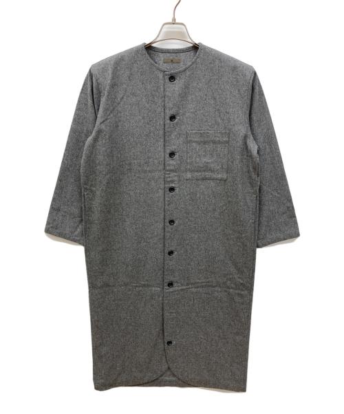 Y's（ワイズ）Y's (ワイズ) オールドノーカラーコート グレー サイズ:下記参照の古着・服飾アイテム