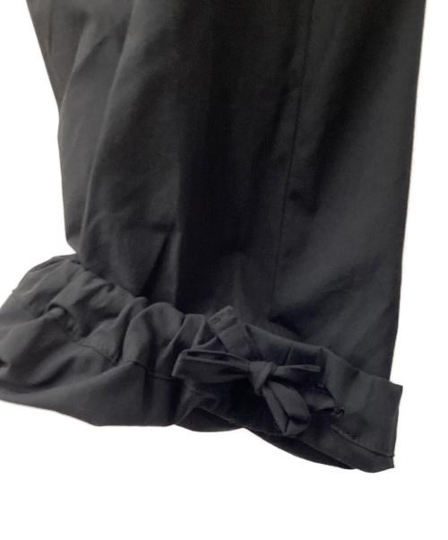 UNITED ARROWS（ユナイテッドアローズ）UNITED ARROWS (ユナイテッドアローズ) ドローストヘム パンツ ブラック サイズ:38 未使用品の古着・服飾アイテム