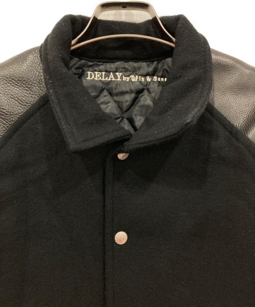 DELAY by win&sons（ディレイバイウィンアンドサンズ）DELAY by win&sons (ディレイバイウィンアンドサンズ) スタジャン ブラック サイズ:1の古着・服飾アイテム