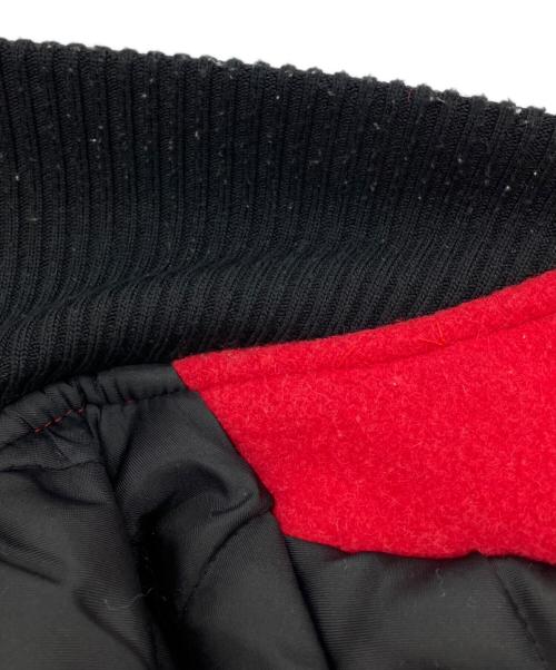 RUSSELL ATHLETIC（ラッセルアスレチック）RUSSELL ATHLETIC (ラッセルアスレチック) BLACKTOP MOTORCYCLE (ブラックトップモーターサイクル) スタジャン レッド×ブラック サイズ:Sの古着・服飾アイテム