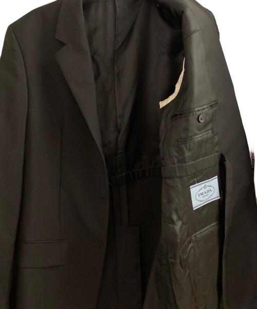 PRADA（プラダ）PRADA (プラダ) シングルブレスト キッドモヘア ジャケット ブラック サイズ:38の古着・服飾アイテム