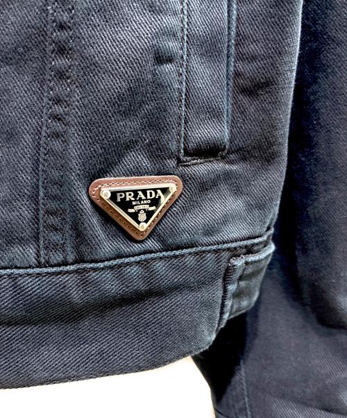 PRADA（プラダ）PRADA (プラダ) デニム ブルゾンジャケット ブラック サイズ:XSの古着・服飾アイテム