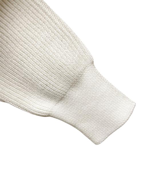 PRADA（プラダ）PRADA (プラダ) コットンクルーネックセーター ホワイト サイズ:44の古着・服飾アイテム