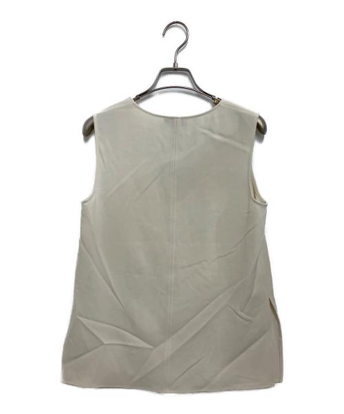 theory（セオリー）theory (セオリー) Admiral Crepe Vneck Top アイボリー サイズ:Pの古着・服飾アイテム