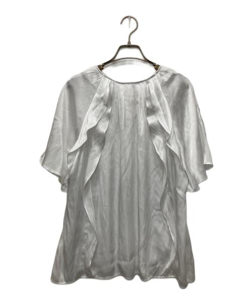 La TOTALITE（ラ ト―タリテ）La TOTALITE (ラ ト―タリテ) 2WAYラッフルブラウス ホワイト サイズ:36の古着・服飾アイテム
