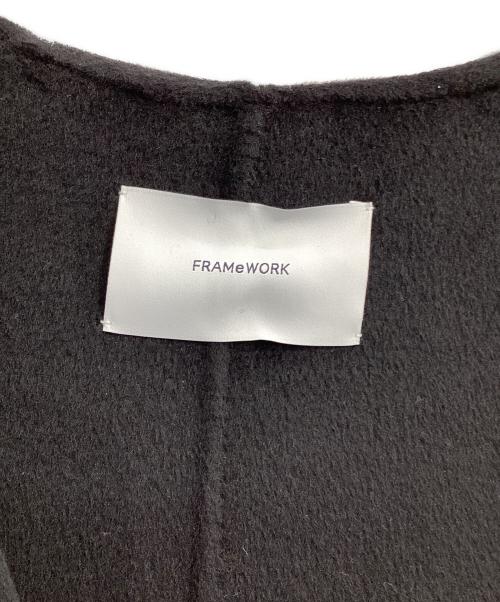 FRAMeWORK（フレームワーク）FRAMeWORK (フレームワーク) ハミルトンリバーフーディポンチョ ブラック サイズ:Freeの古着・服飾アイテム