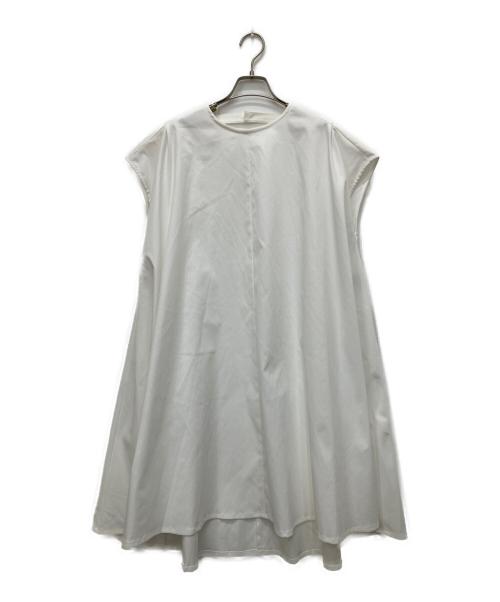 bow.a（ボウ・エー）bow.a (ボウ・エー) 水際ワンピース ホワイト サイズ:Freeの古着・服飾アイテム