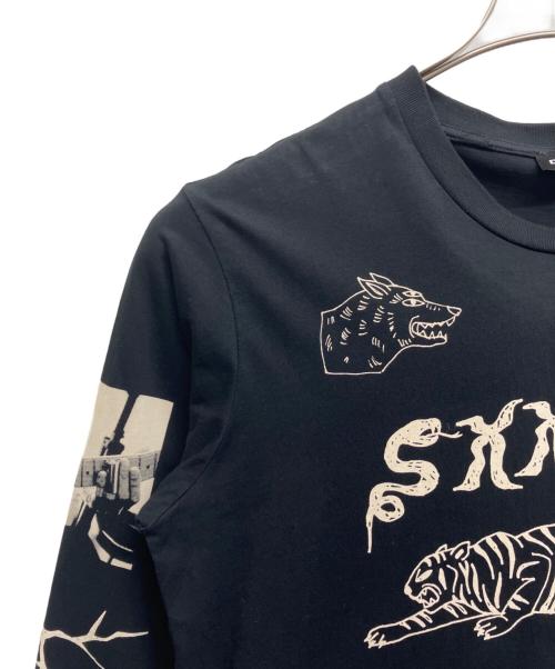 DIESEL（ディーゼル）DIESEL (ディーゼル) 長袖カットソー ブラック サイズ:XSの古着・服飾アイテム